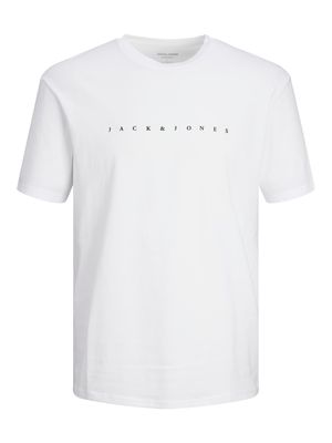 JACK & JONES - T-shirt Junior - JJESTAR Blanc Coupe Ample - …
