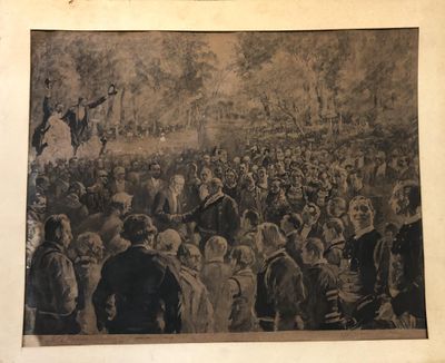 Paul RENOUARD (1845-1924), Lithographie, A M. Le Crane, mair…