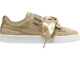 des baskets Puma pour femme, de couleur bleue, ornées d'un nœud sur le côté