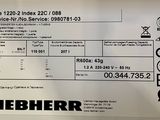 a label on the back of a refrigerator that says lieeberr
