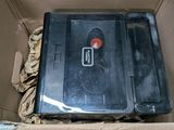 a box that has a laptop inside of it