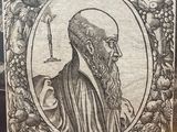 an old picture of a man with a long beard and bearding