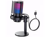 a close up of a speaker on a stand with a charger