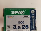 a box of spax tape on a white surface