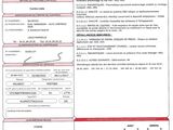 a close up of a document with a barcode on it