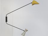 an image of a wall mounted lamp on a white wall