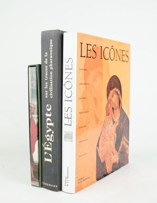 two books that are stacked on top of each other