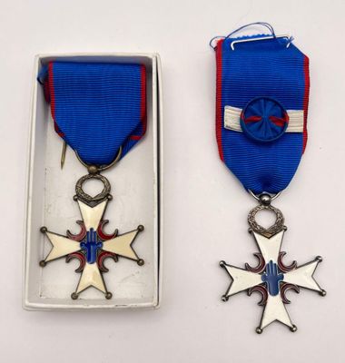 medal of the order of the red cross and the order of the blue cross