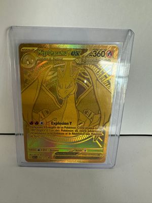 Carte Pokémon Méga-Dracaufeu Ex Gold