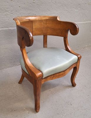 Fauteuil de bureau de forme gondole. - Photo 1