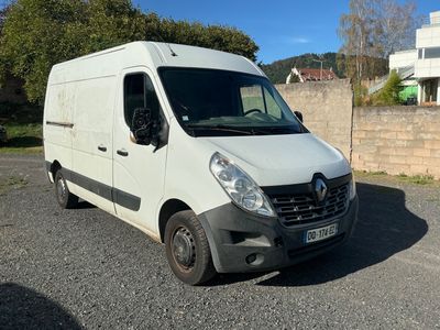 a white van that is parked in a parking lot