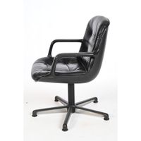 COMFORTO. Charles POLLOCK. PAIRE DE FAUTEUILS à assise tourn… (photo 4)