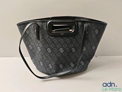 Sac cabas en cuir à imprimé monogramme signature Michael Korsh