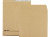 deux enveloppes marron sur fond blanc