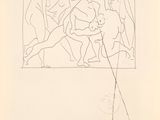 an image of a black and white drawing of a group of people