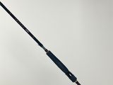 a close up of a fishing rod on a white background