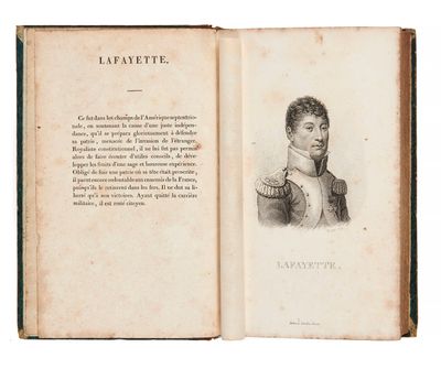 un vieux livre sur lequel figure le dessin d'un homme en costume