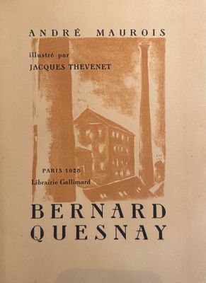 [THÉVENET (Jacques)]. Ensemble 2 ouvrages illustrés par Jacq…