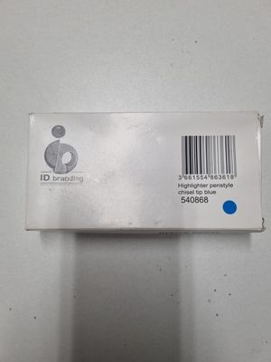 the back of a white box with a barcode on it