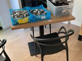 a table that has a bunch of items on it