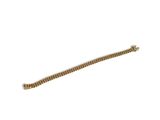 a close up of a metal chain on a white background