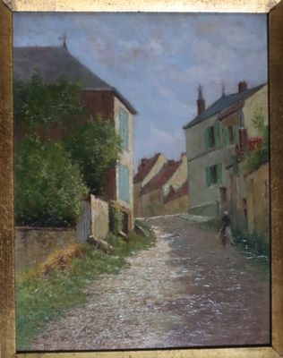 Ecole du début du XXe - F. Hauguel (?)