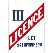 le logo du club de football français « Licence »
