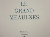 the cover of the book le grand meauxines