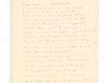 a handwritten letter from the president of the united states