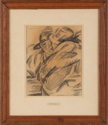 une image représentant le dessin d'un homme portant un chapeau