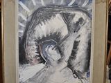 une photo d'un tableau représentant une femme portant un chapeau