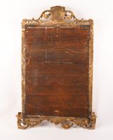 Miroir en bois sculpté, stuqué et doré, à décor de style Lou… (photo 5)
