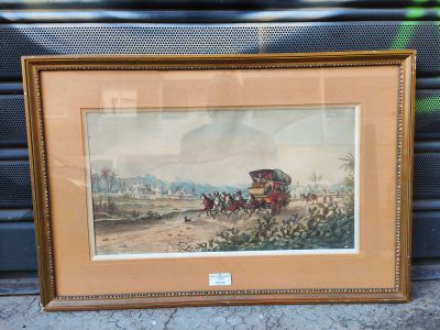 Emile HENRY : "Calèche sur les routes de Turquie".