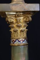 Pied de lampe en onyx et émaux cloisonnés dans le goût russe… (photo 6)