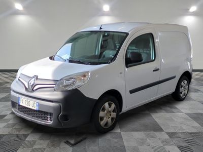 a picture of a white van parked in a room