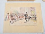 a picture of a picture of a horse drawn carriage