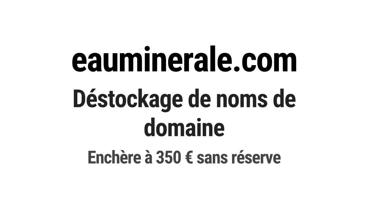 Destockage & Invendus