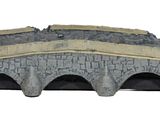 an image of a model of a stone bridge on a white background