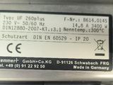 a close up of a label on a machine