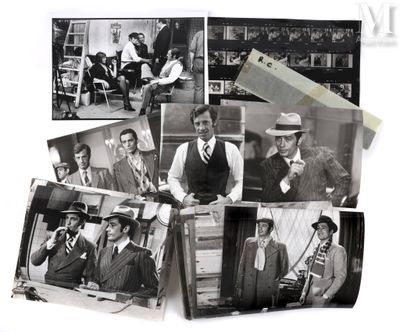 plusieurs photos en noir et blanc d'un homme en costume-cravate
