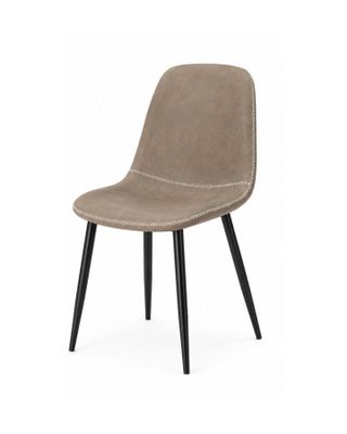 93 / Lot de 6 chaises ELISE scandinave avec couture dé…