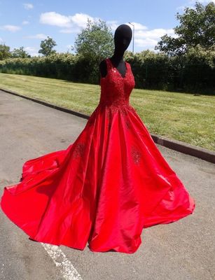 MARIAGE / COCKTAIL - Robe de mariée / Soirée "princesse" rou…