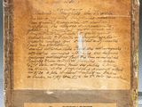 a close up of a piece of paper with writing on it