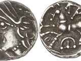 une pièce de monnaie en argent portant l'image d'un homme et d'une femme