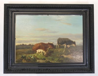 Louis ROBBE (1806-1887), Sans titre (Paysage champêtre), hui…