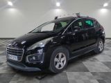 a picture of a black car parked in a garage
