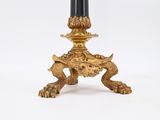 a candle that is sitting on top of a table