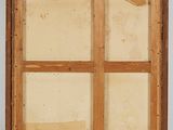 an old picture of a picture of a window with a window pane