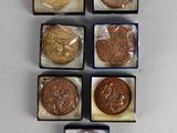 six sortes de chocolats dans une boîte