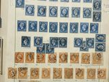 an open book with a lot of stamps on it